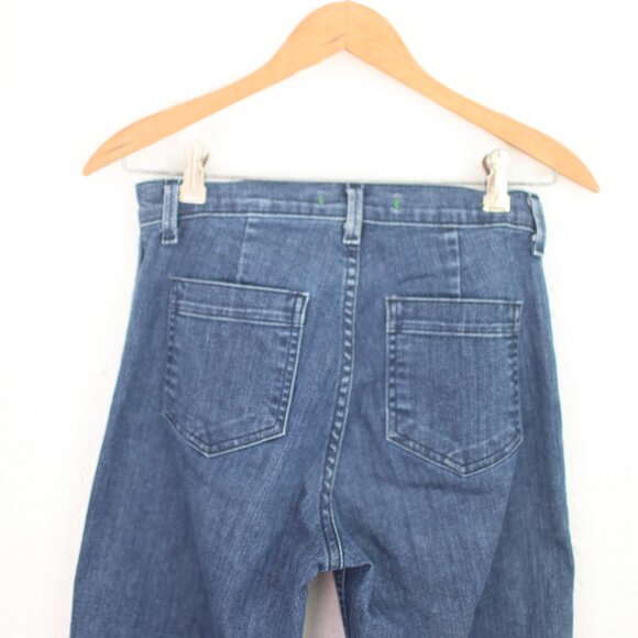 J Brand Bette mystery sailor boot cut wide leg jeans size 25 - Picture 5 of 5